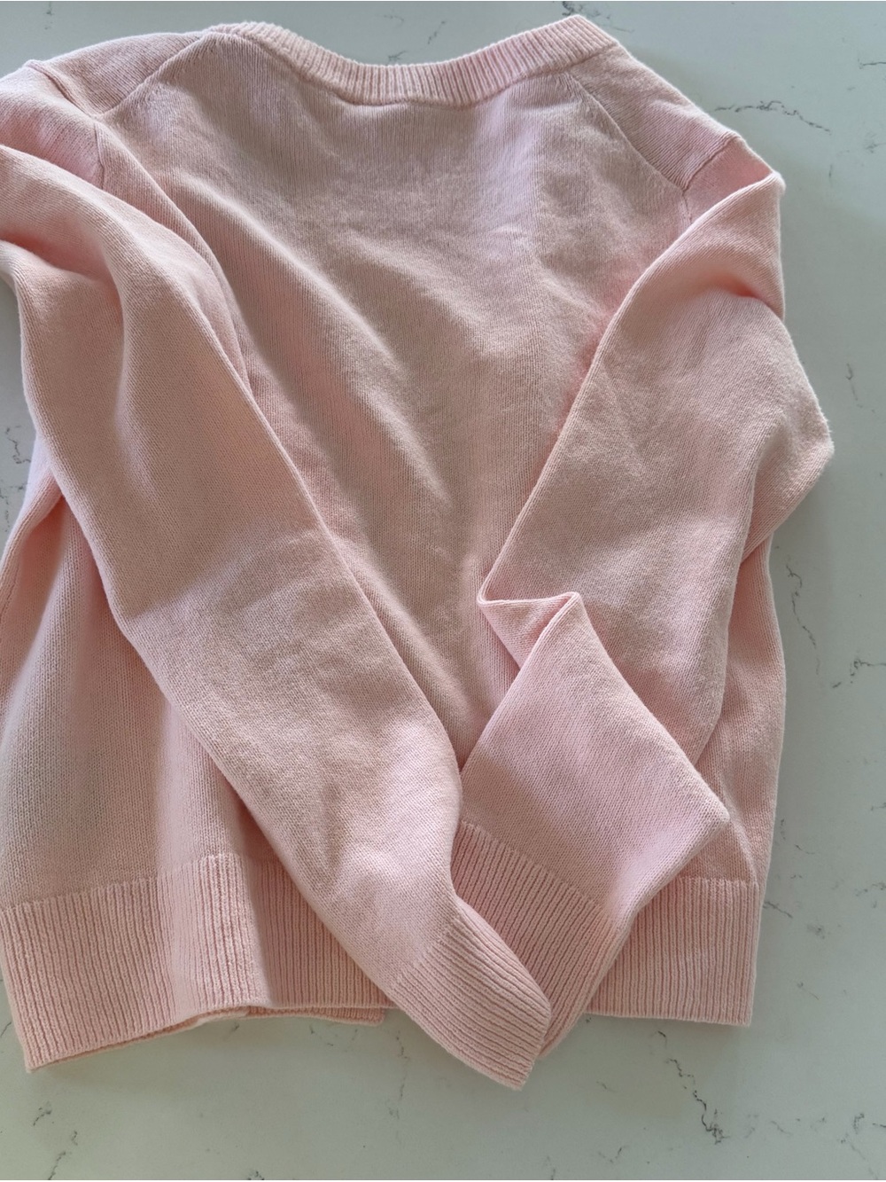 H&M Light Pink Women's Button-Up Knit Cardigan - Picture 2 of 4